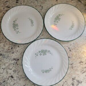 Corelle Callaway Ivy 7.5 " Set Of 3 Lunch Plates